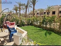 Ground studio + garden 80 m for sale in Fifth Settlement, in installments, Sarai Compound, New Cairo, in installments, on Suez Road, next to Madinaty 3