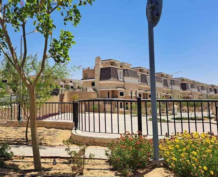 Ground studio + garden 80 m for sale in Fifth Settlement, in installments, Sarai Compound, New Cairo, in installments, on Suez Road, next to Madinaty 18
