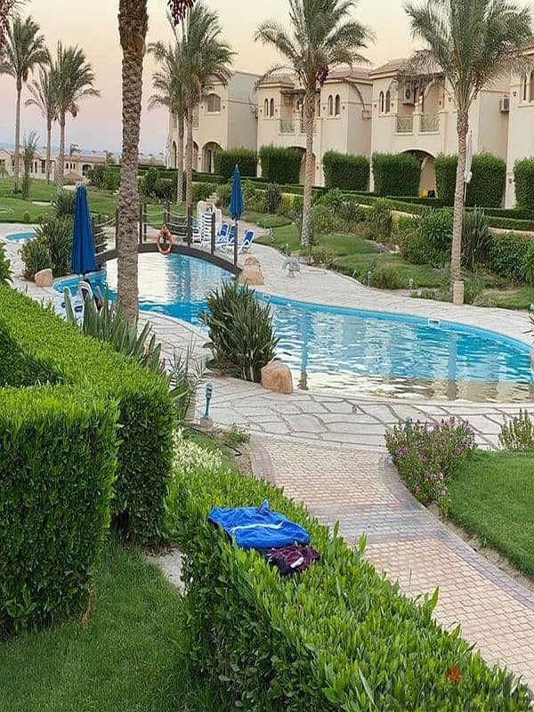 reday to move - 3br chalet for sale at la vista gardens - sea view mins away from porto sokhna - fully finished with cash discount 20% 6