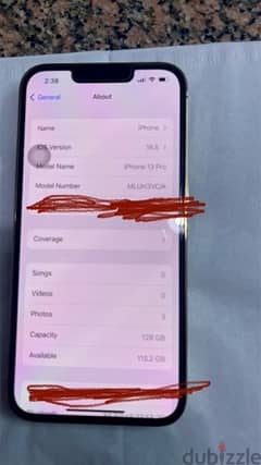 carrier locked iphone 13 pro 128 Gold Battery 100%