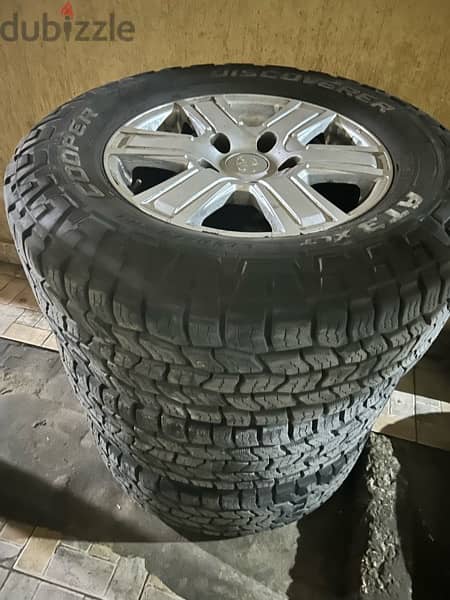 R18 265/65 AT3 with rim RUNFLAT off-road made in USA  date 19-36 2