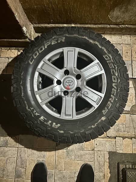 R18 265/65 AT3 with rim RUNFLAT off-road made in USA  date 19-36 3
