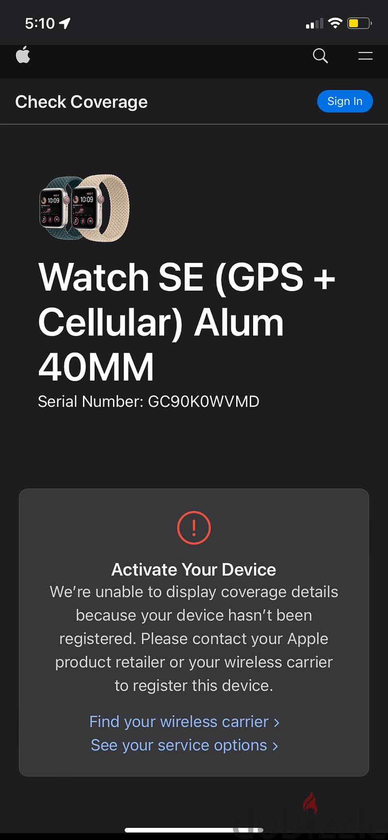 Apple Watch SE Gen 2 40MM 4