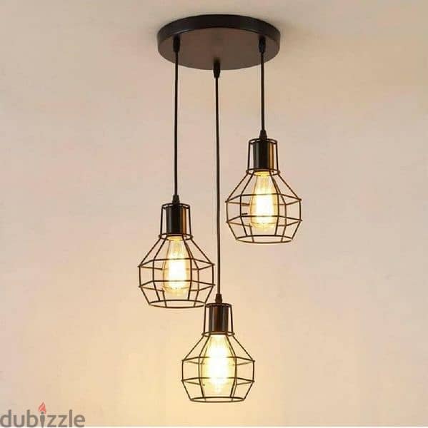 Affordable Modern wire chandelier 1