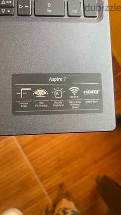 Acer aspire 7 1650 gtx, ryzen 5 amd WITH BOX
