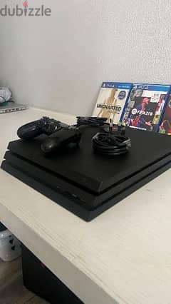 PS4 PRO 1TB WITH ONE CONTROLLER | بلاي ستيشن ٤ برو و معها دراع واحد