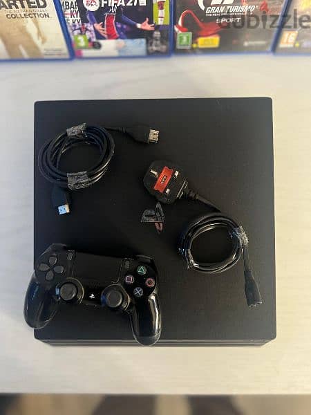 PS4 PRO 1TB WITH ONE CONTROLLER | بلاي ستيشن ٤ برو و معها دراع واحد 1