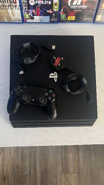 PS4 PRO 1TB WITH ONE CONTROLLER | بلاي ستيشن ٤ برو و معها دراع واحد 3