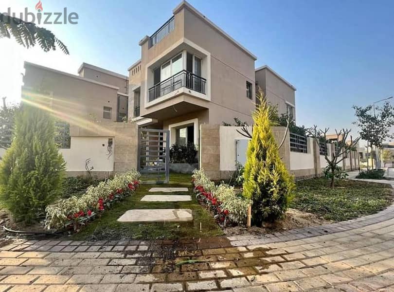 Three-storey villa for sale in Taj City Prime Location in front of Cairo Airport and in front of the JW Marriott Hotel 1