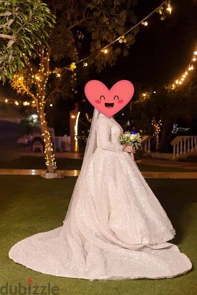 فستان زفاف يلبس لحد ٨٥ كيلو مرتاح 1