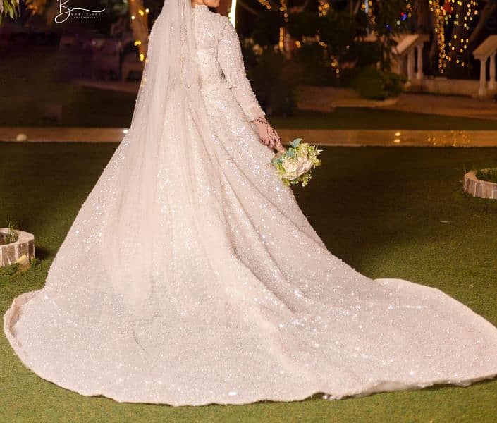 فستان زفاف يلبس لحد ٨٥ كيلو مرتاح 2