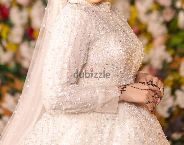 فستان زفاف يلبس لحد ٨٥ كيلو مرتاح 3