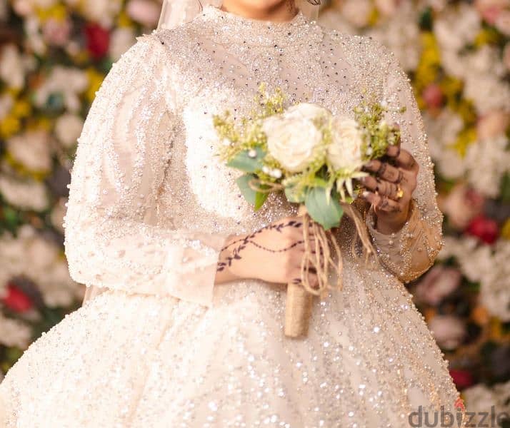 فستان زفاف يلبس لحد ٨٥ كيلو مرتاح 6