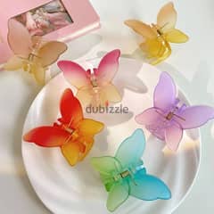 colourful Butterfly hairclip