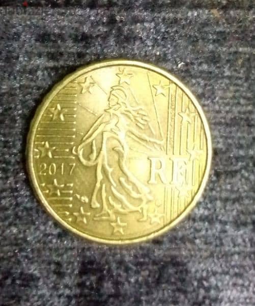 10 سنت يورو فرنسا 2017 2