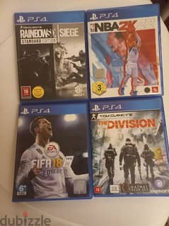 ps4 games all used like new