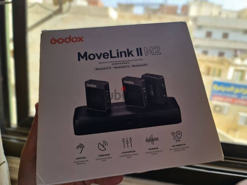GODOX MoveLink II M2 Wireless Lavalier Microphone System 7