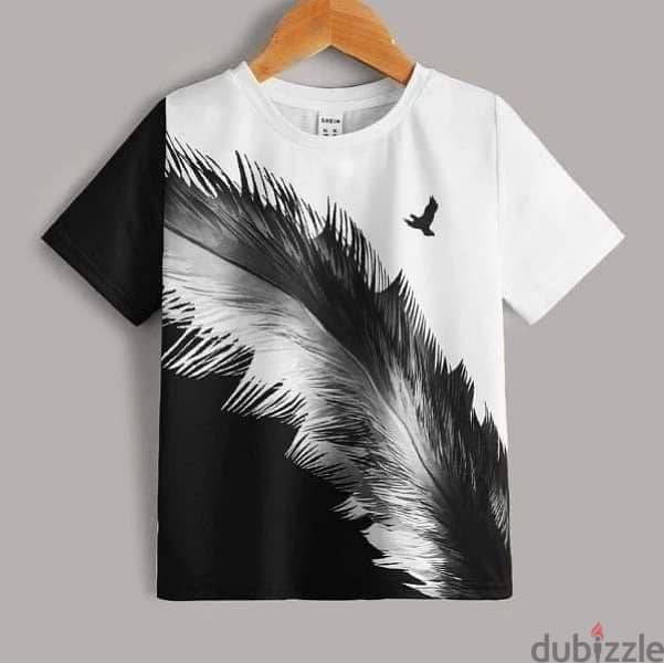feather T-shirt (summer melton) 1