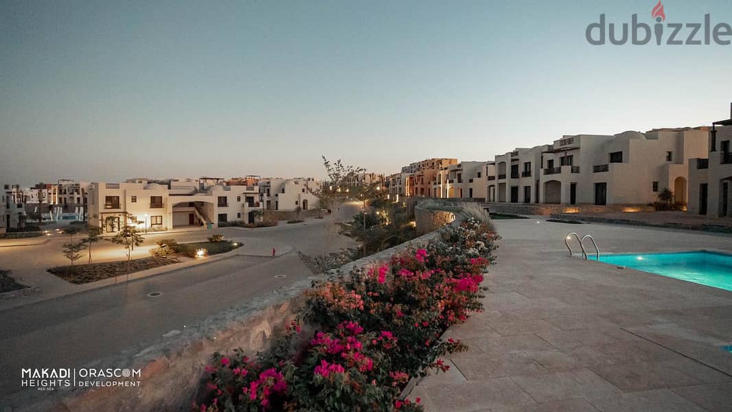 فيلا للبيع بالتقسيط على الاجون مباشرة في في قلب خليج مكادي على ساحل البحر الأحمر الغردقة Villa for sale in Makadi Hurghada 3