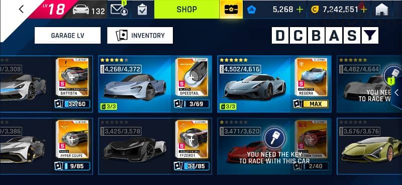 asphalt 9 android account for sale 2