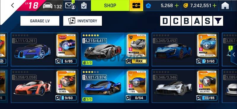 asphalt 9 android account for sale 3