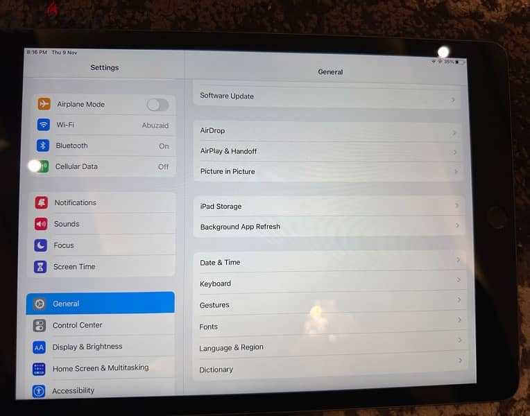iPad 8 wifi-cel 32G Grey Like new 2