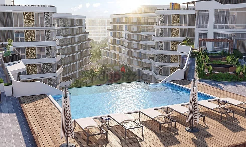 Immediately receive a 3-bed apartment with a 10% discount in Bloomfields Compound in the heart of Mostakbal City 1