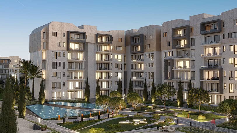Immediately receive a 3-bed apartment with a 10% discount in Bloomfields Compound in the heart of Mostakbal City 5