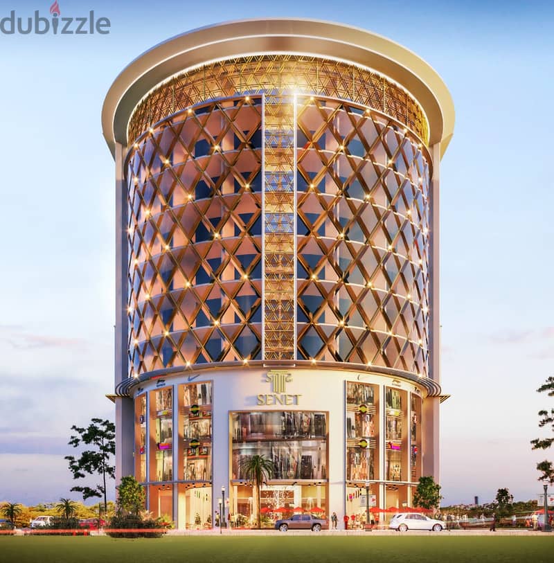 With a down payment of 190,000, a double view store on the main eastern axis, the external plaza 5