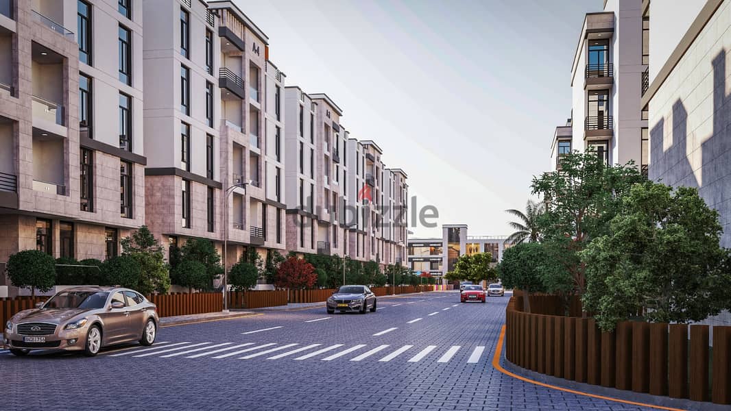 For sale, a 362-meter duplex apartment in a compound on Al-Nawadi Street, next to Isola Compound 3