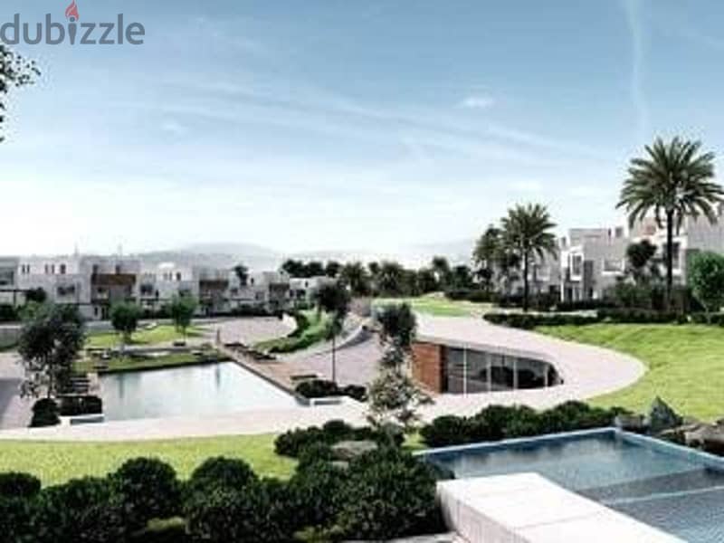 villa atandalone for rent with private pool in the Gold Cliff phase of New Giza 7