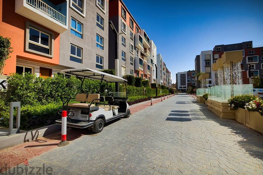 Receive immediately and in installments at your convenience. . 199 sqm super luxury apartment for sale in Fifth Settlement in Amorada New Cairo Compoun 3