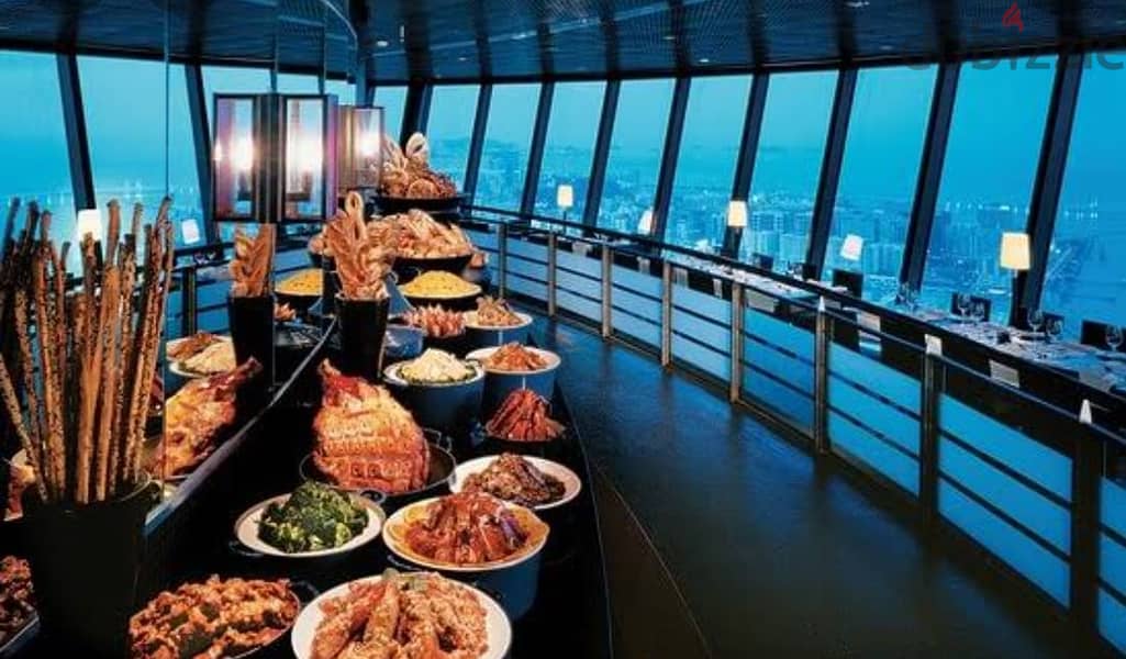 Restaurant or cafe 60 meters, immediate receipt at a special price and 15% discount _ directly in front of the iconic tower _ in the most prominent ma 10