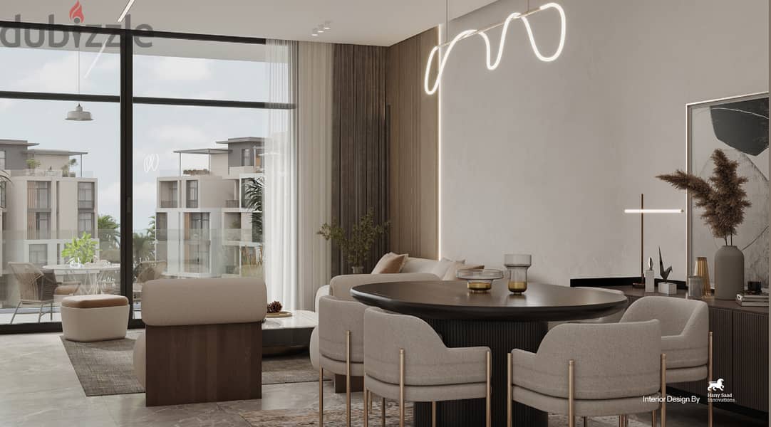 Apartment of 169 meters with the lowest monthly installment and the longest payment period, the second number of the Diplomatic Quarter in the R7 area 1