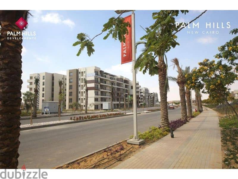 شقة متشطبة للبيع 172 متر مباشرة على الدائري الاوسطي كمبوند بالم هيلز التجمع الخامس Palm Hills New Cairo 4