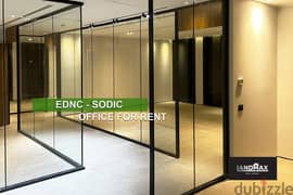 Fully Finished + ACs Admin Office At EDNC Sodic - مكتب إداري 321 متر تشطيب كامل بالتكيفات في التجمع 0