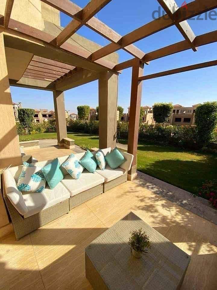 Villa for sale, 268 sqm, immediate receipt, in Palm Hills Compound, New Cairo Settlement 4