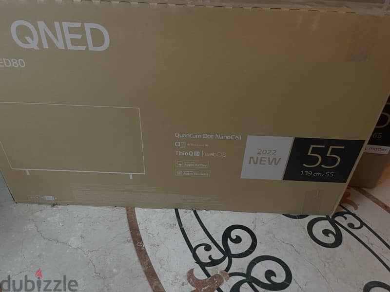 LG 55 QNED80 New never opened 0