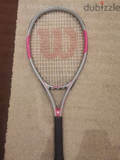 Wilson intrigue tennis racket - pink 0