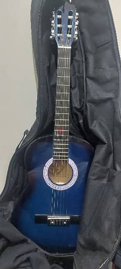 Guitar Blue With Bag Carry-On