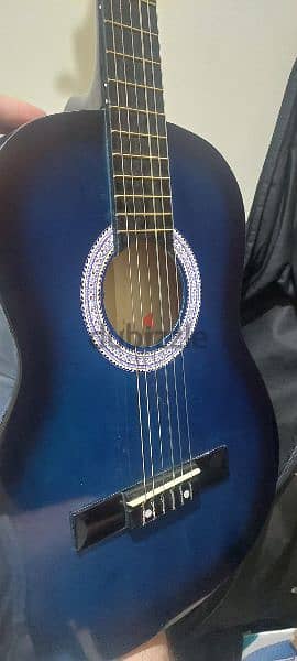 Guitar Blue With Bag Carry-On 1