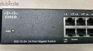 CISCO SG112-24 UN-Managed 24 Port Switch 0