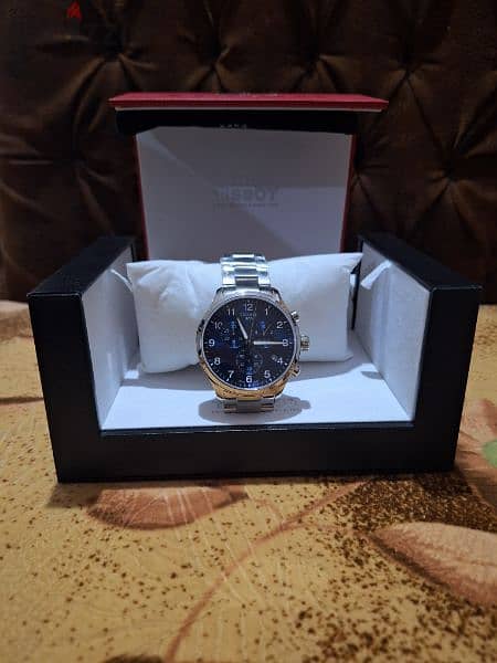 Tissot chrono xl classic blue dial men's watch t116.617. 11.047. 01 3
