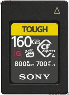 للبيع كارت ميموري سوني 160giga  Sony Tough type A 0