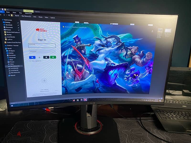 asus 27in curved monitor 165 hrtz 1ms for gaming 3