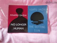 dazai osamo books . no longer human and the setting sun