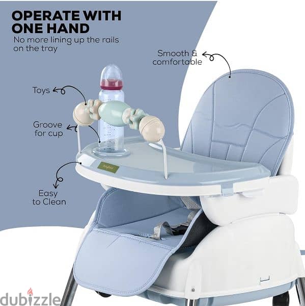 Baybee 4 in 1 Nora Convertible High Chair 5