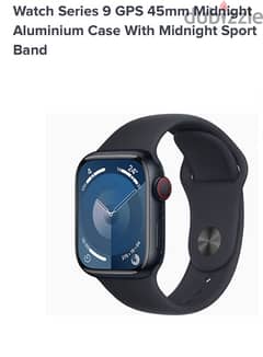 apple watch series 9 45 mm (GPS)midnight