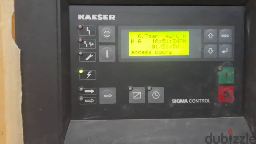 كمبروسر كومبرسور حلزونى كيزر ألمانى    kompressor KAESER 7