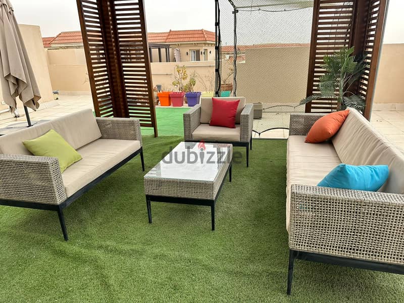 3 bedroom furnished penthouse in 90 avenue  - New Cairo 6